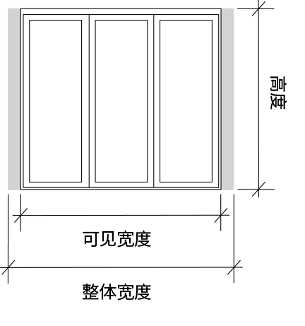 Integrated Folding Door Diagram